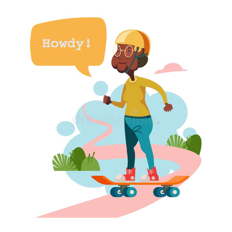 Una más vieja gente lleva una forma de vida activa Personas mayores de los deportes del juego g libre illustration Una más vieja gente lleva una forma de vida activa Personas mayores de los deportes del juego g libre illustration