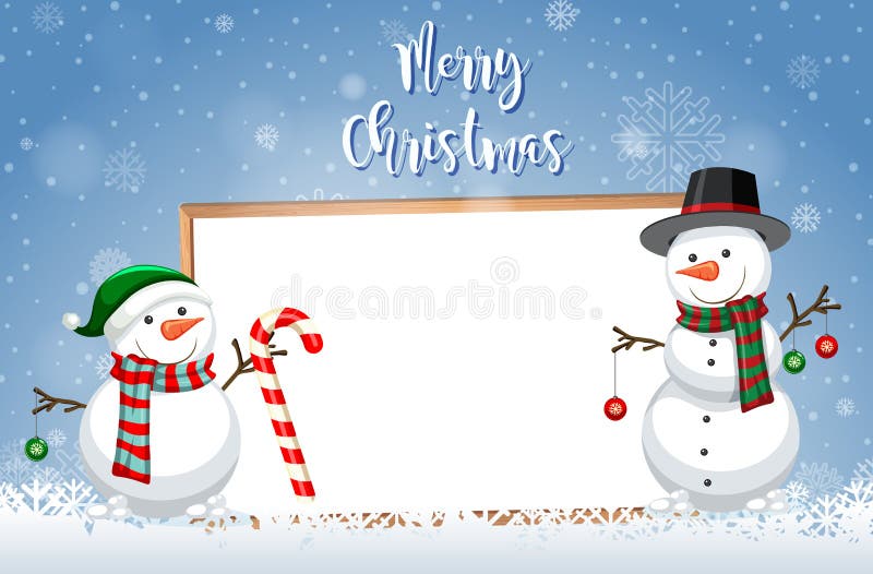 Una plantilla de la tarjeta de Navidad stock de ilustración Una plantilla de la tarjeta de Navidad stock de ilustración