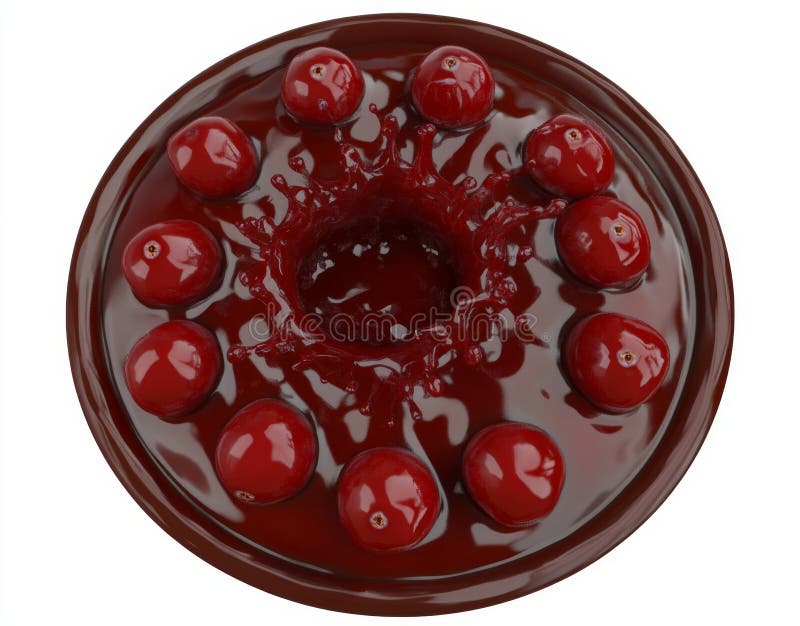Una presentación en 3D incluye un elemento de diseño de alimentos saludables o de frutas de bebida consistente en zumo de arándano ilustración del vector