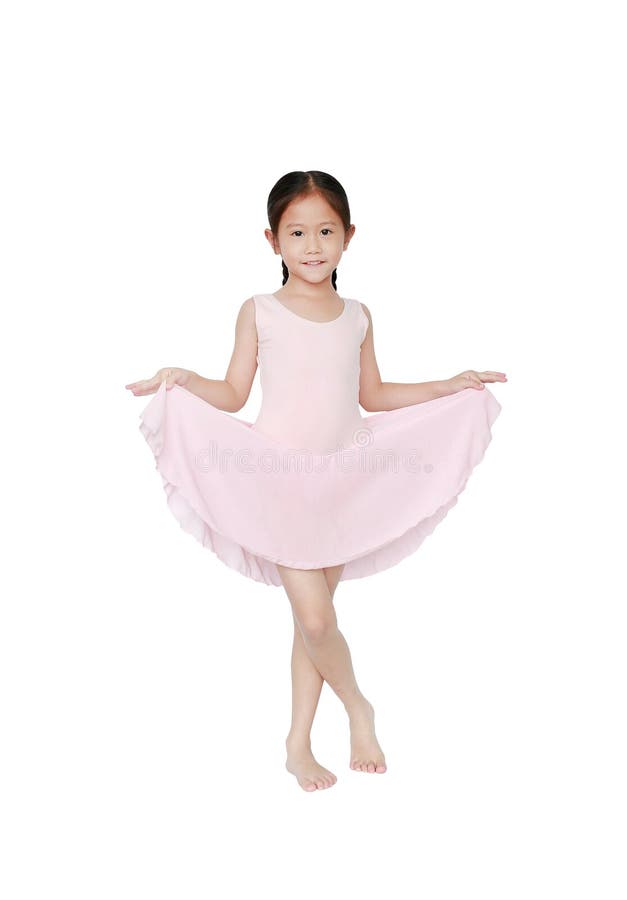 Una Ragazza Felice Ballerina Asiatica Con La Gonna Rosa Tutu Isolata Su  Sfondo Bianco Una Bambina Che Sogna Di Diventare Una Ball Immagine Stock -  Immagine di adorabile, esercitazione: 164877821