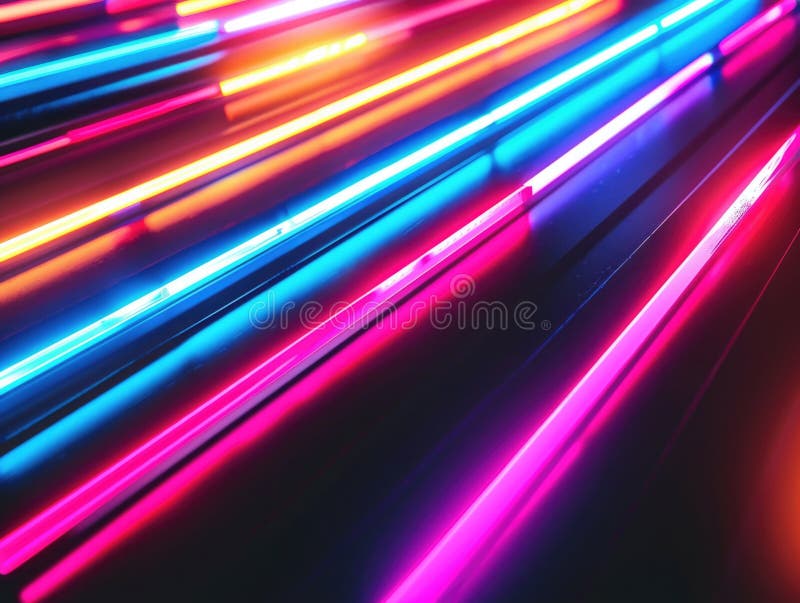 Una striscia di luce colorata con un arcobaleno di colori royalty illustrazione gratis