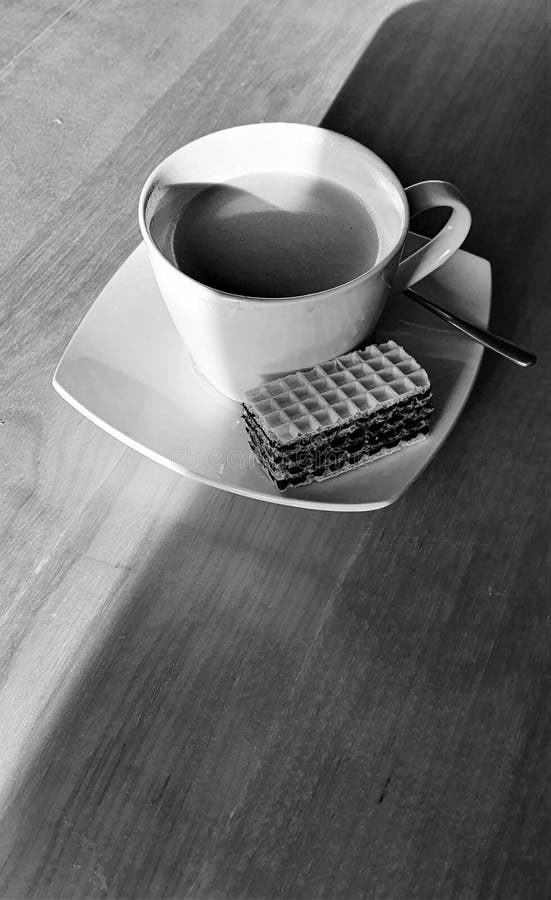 Una taza de papel pintado blanco y negro 1 foto de archivo libre de regalías Una taza de papel pintado blanco y negro 1 foto de archivo libre de regalías