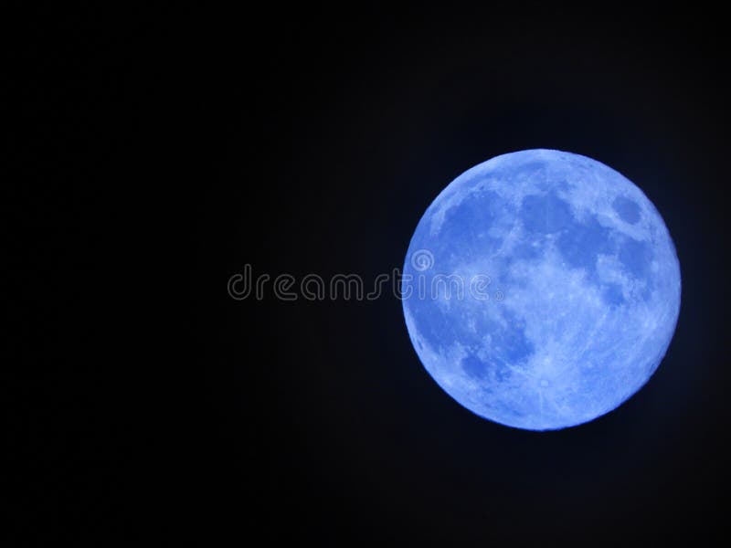 Una vez en una luna azul imagenes de archivo Una vez en una luna azul imagenes de archivo