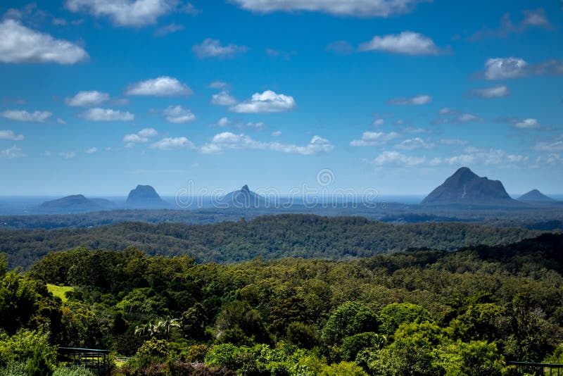 Una visi?n desde Mt tambourine fotos de archivo libres de regalías Una visi?n desde Mt tambourine fotos de archivo libres de regalías