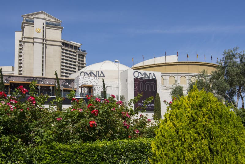 Una vista diurna de Omnia en el Caesars Palace imagen de archivo libre de regalías Una vista diurna de Omnia en el Caesars Palace imagen de archivo libre de regalías