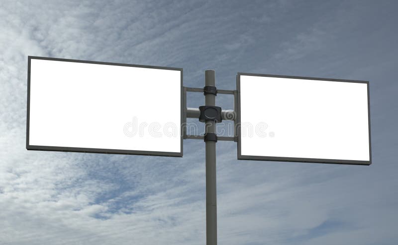 Blank billboard, just add your message. Blank billboard, just add your message