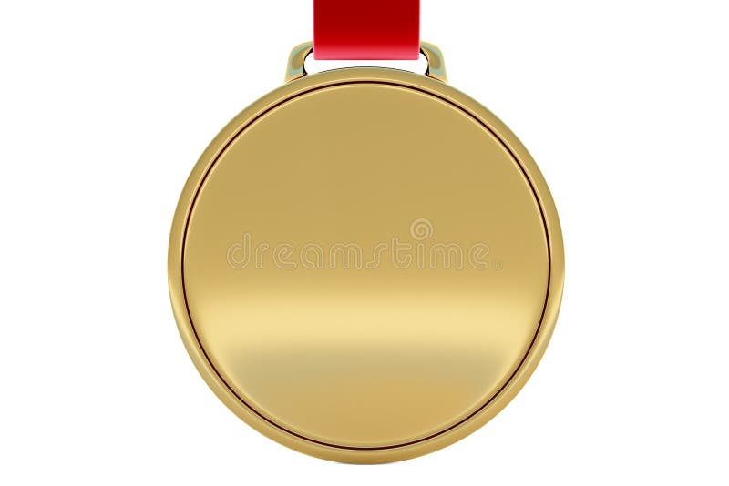 Leere goldene Medaille vektor abbildung
