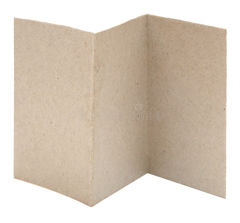 Unbelegter Zickzack gefaltetes Flugblatt lizenzfreies stockfoto Unbelegter Zickzack gefaltetes Flugblatt lizenzfreies stockfoto