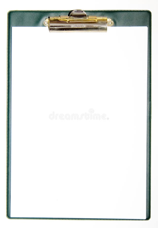 Unbelegtes Klemmbrett lizenzfreie stockfotografie
