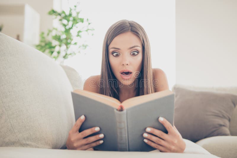 Unbelievable incredible unexpected plot cool book concept. Close royalty free stock photography