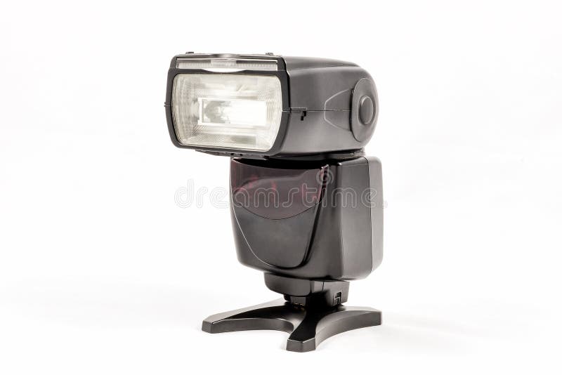 Unbranded External Flash Unit for DSLR Camera Stock Photo Image of
