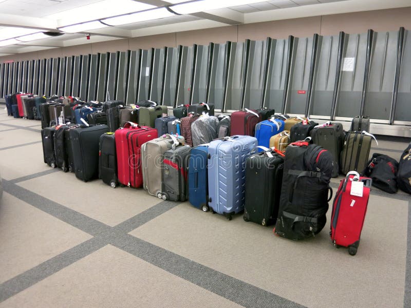 Unclaimed Luggage at Baggage Claim