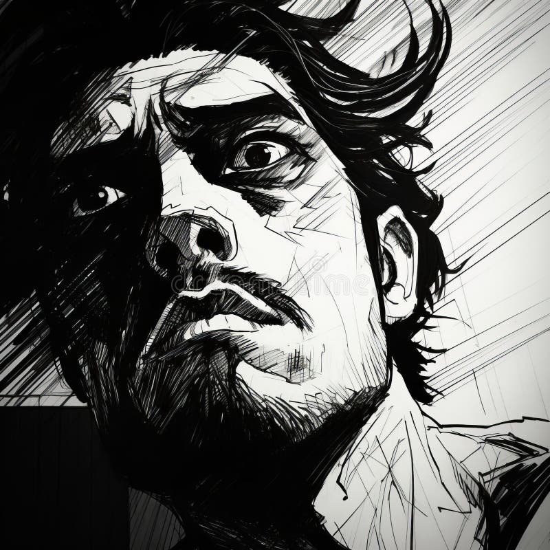 unconventional-portrait-drawing-techniques-with-expressive-results