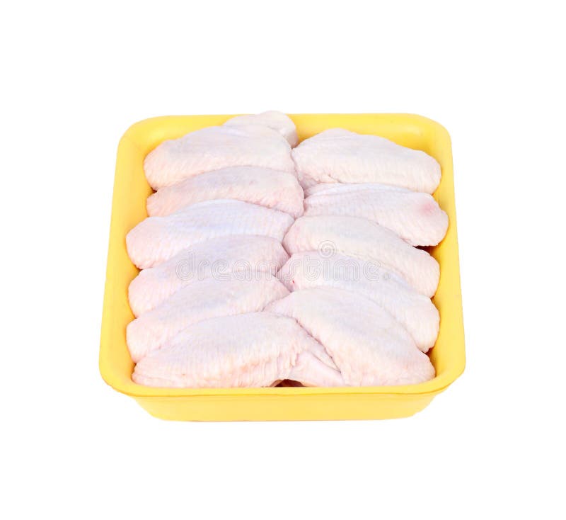 Uncooked chicken wings stock photo. Image of background 20555276