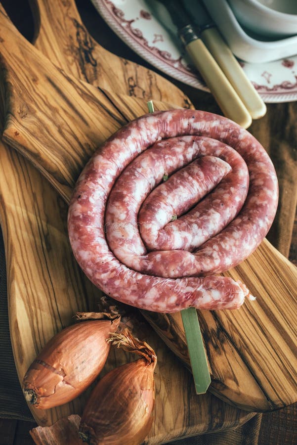 Uncooked sausage stock photo. Image of gourmet, meat 29625562