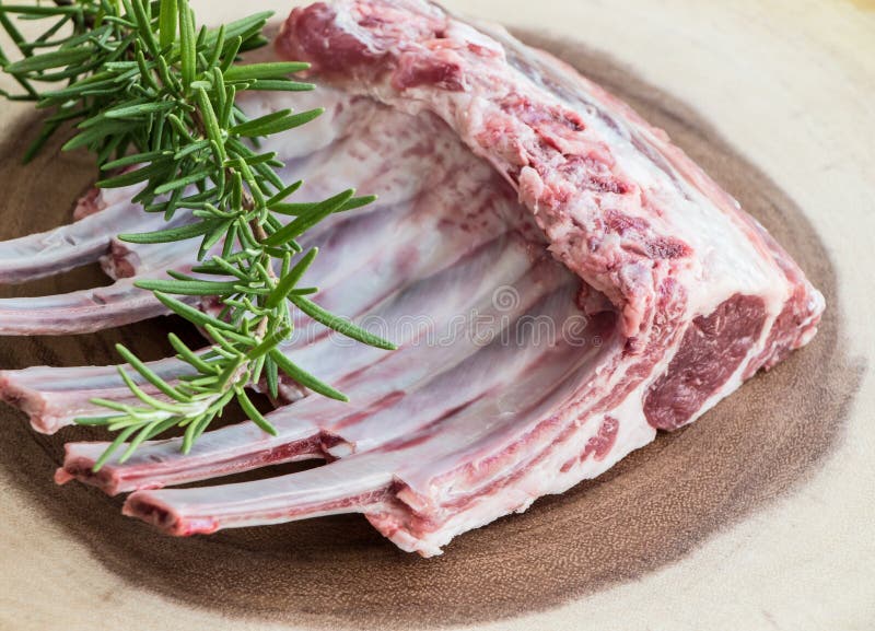 Uncooked Lamb Ribs. Raw Meat. Stock Image Image of ingredient