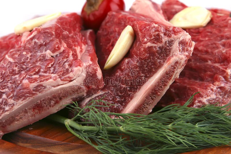 Uncooked ribs on wood stock image. Image of nutrition 9784213