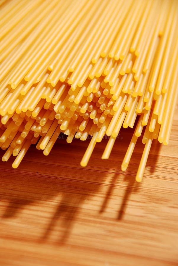 Uncooked spaghetti stock image. Image of eating, uncooked 9114169
