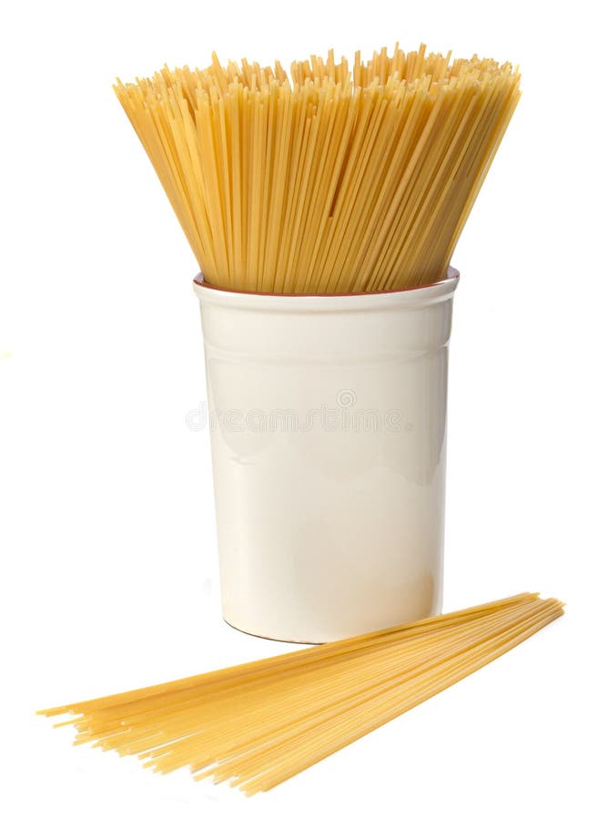 Uncooked spaghetti pasta isolated on white background. Italian pasta spaghett stock images, royalty-free photos and pictures