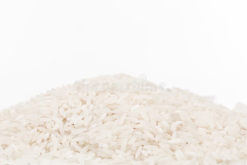Uncooked white rice stock image. Image of close, lunch 51356591