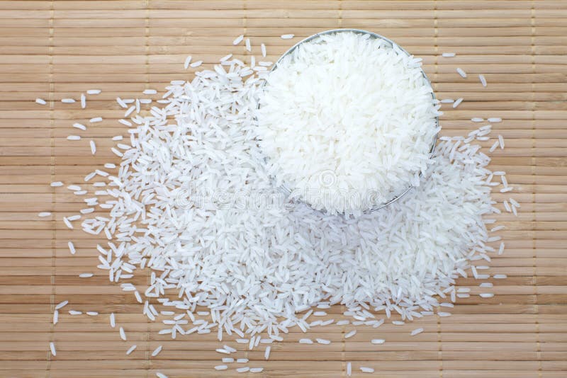 Uncooked white rice stock image. Image of ingredient 93255651