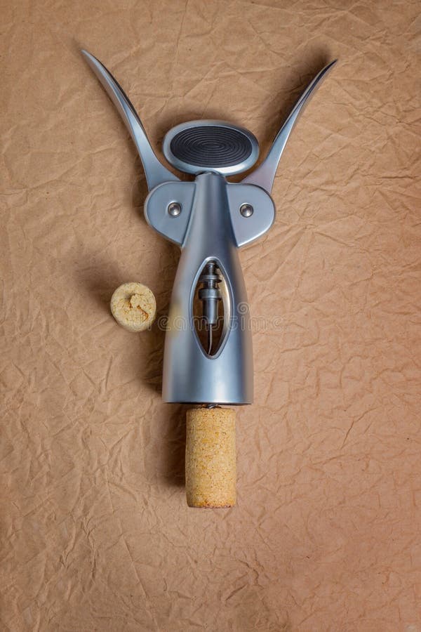 Uncork a Bottle of Wine on Silvester Stock Photo Image of celebration