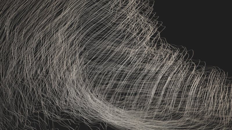 Unde abstracte generate digital vector illustration