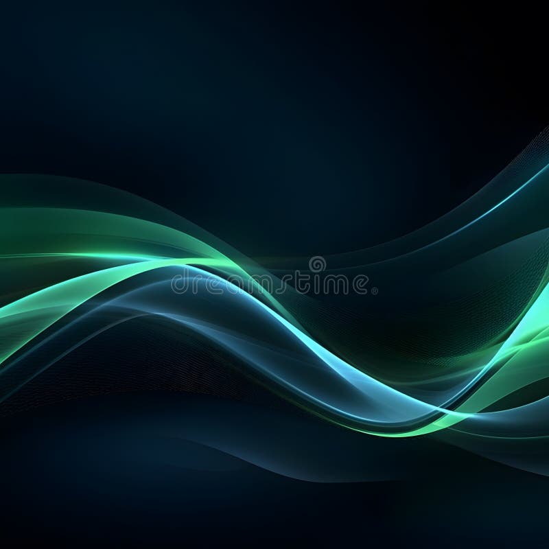 Unde luminoase fluente abstracte vector illustration
