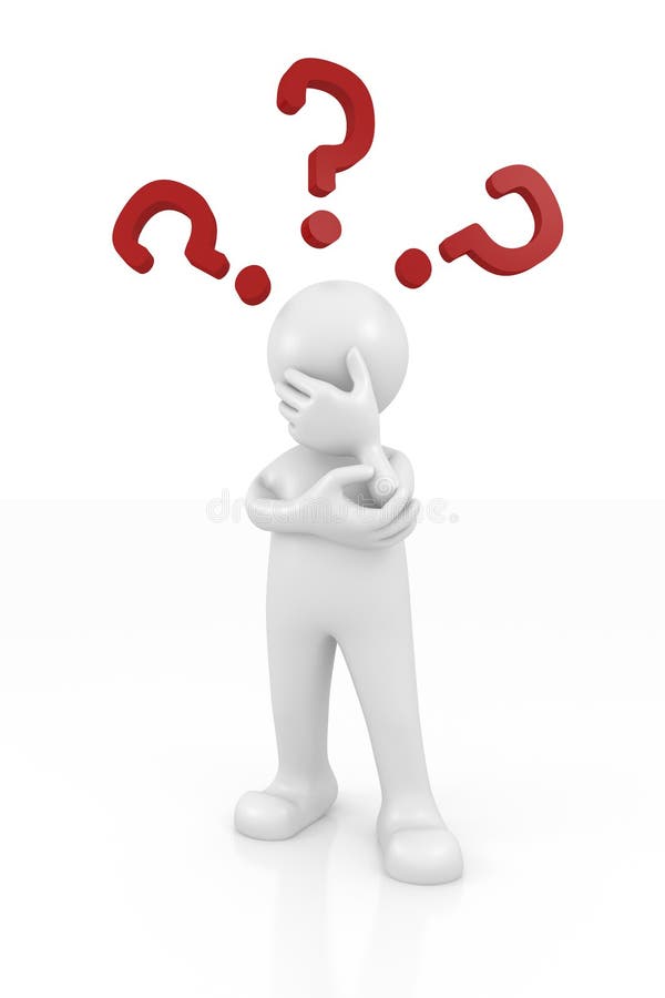 Undecided man stock illustration. Illustration of pensive 31120641