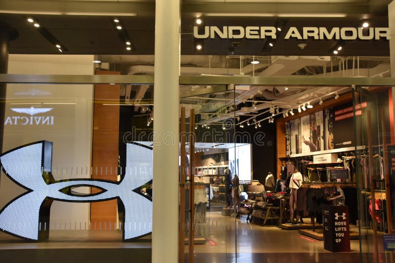 Under Armour Store at Oculus of Westfield World Trade Center Transportation Hub in New York Editorial Image - of interior, coin: 148000595