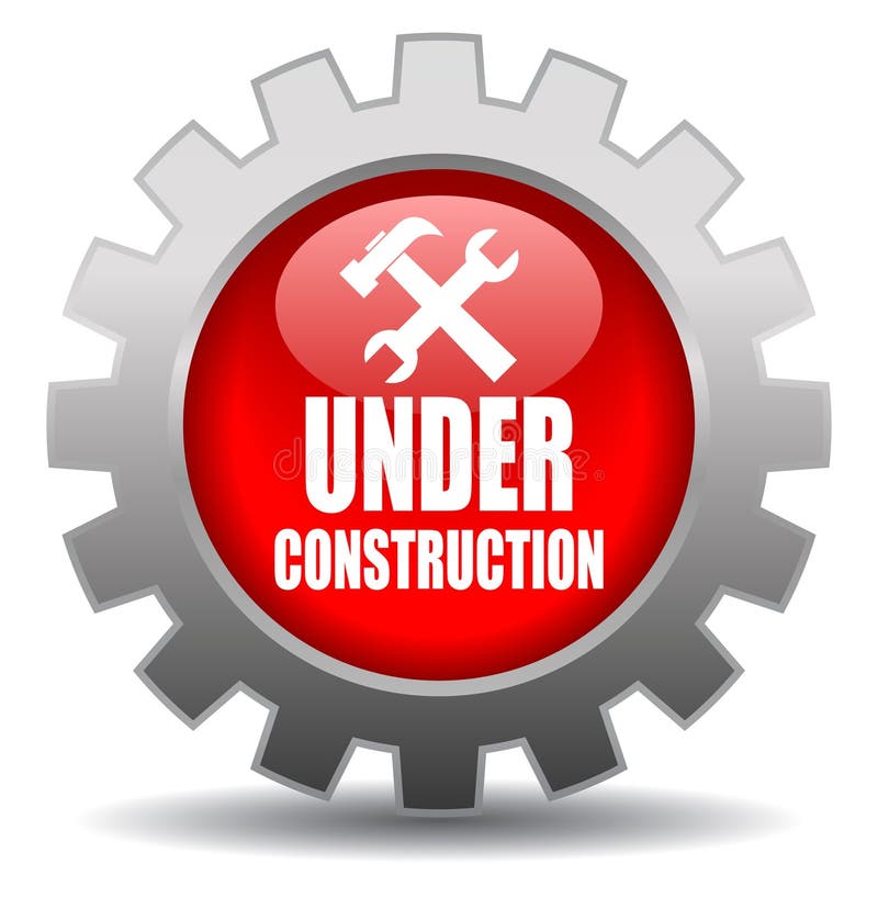 Under construction sign stock vector. Illustration of shop 14609244