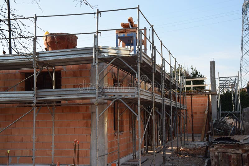 Under construction area stock image. Image of equipment 66626113