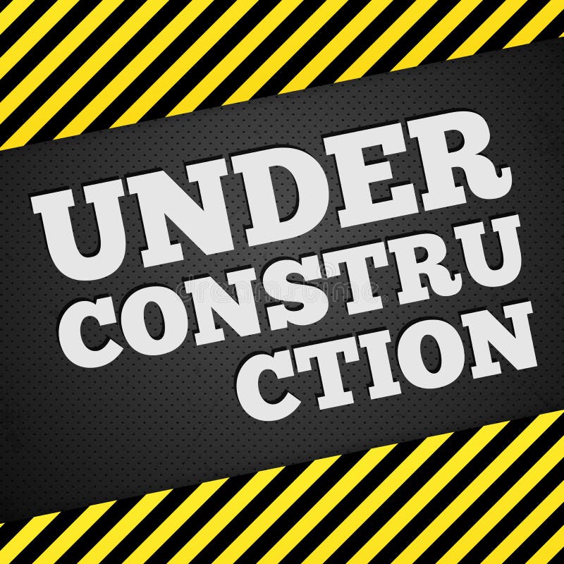 Abstract Under Construction Background Stock Vector - Illustration of ...