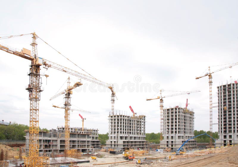 Under construction houses