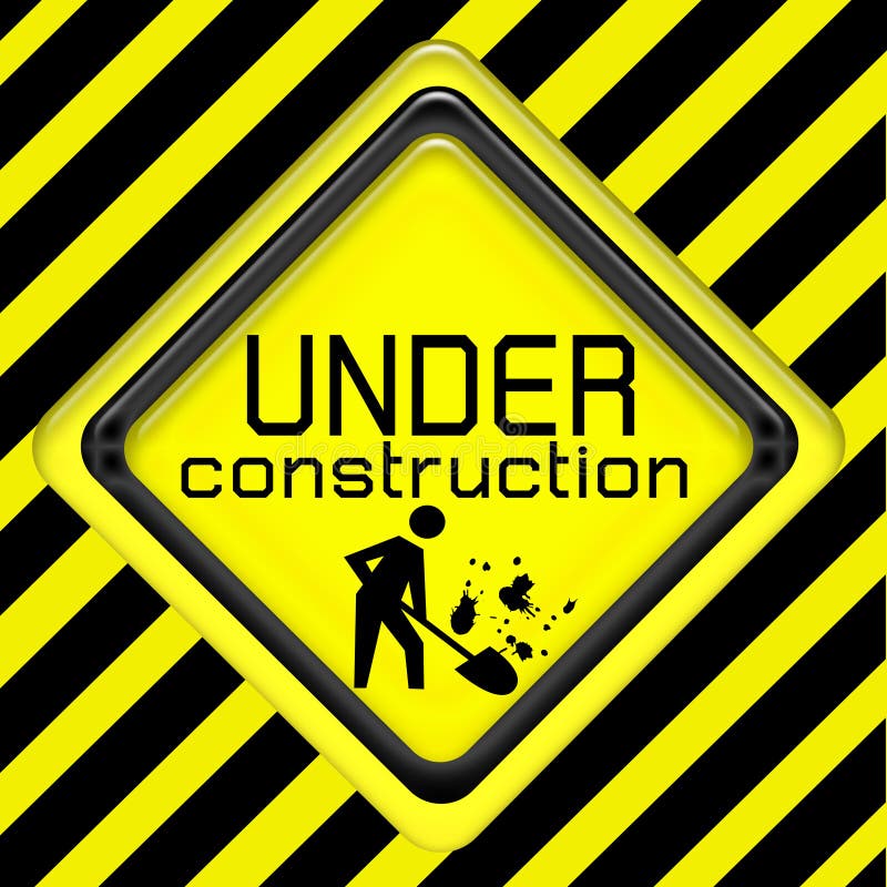Under Construction Signs Set Stock Vector - Illustration of ...