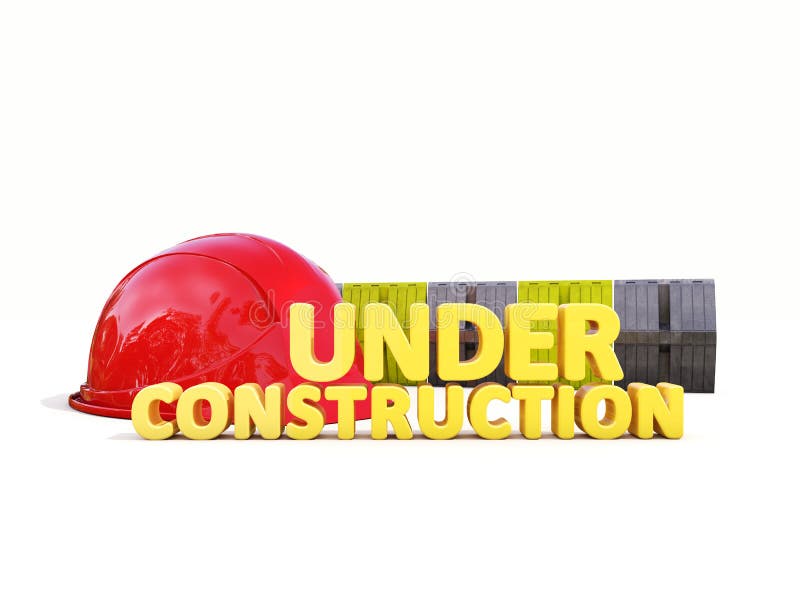 Under construction stock image. Image of construction 41921899