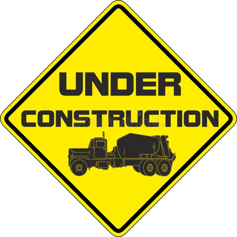 Under Construction Signs Set [19] Out of 19 Stock Vector Illustration