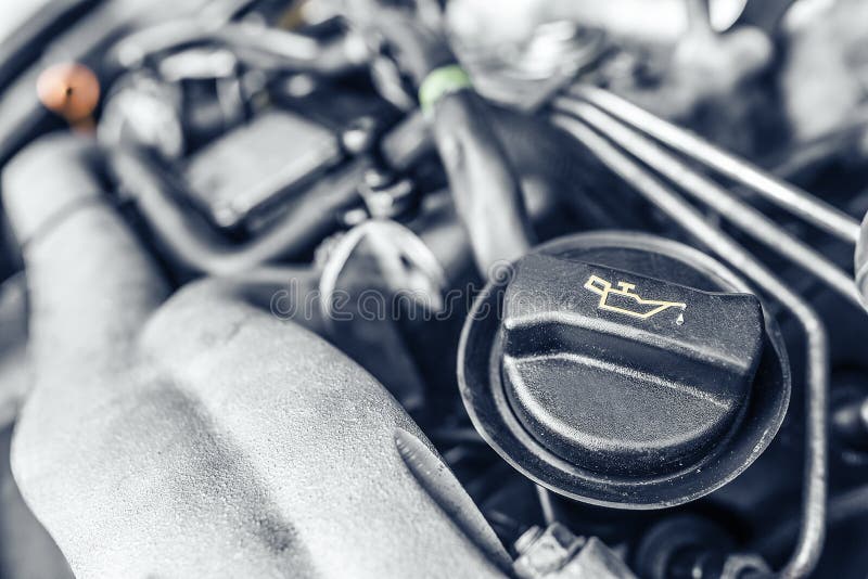 Car Repair. Under the Hood of the Car Stock Photo Image of clean