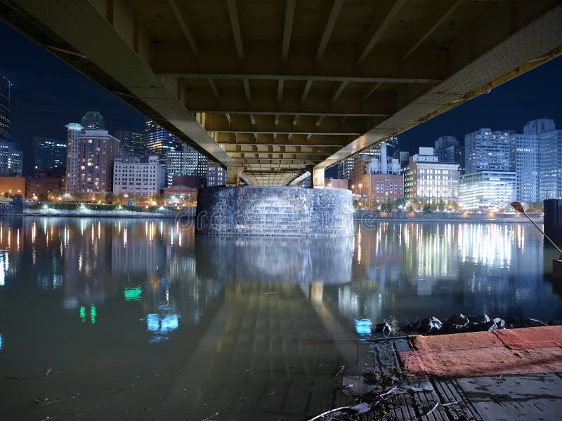 Under a Pittsburgh Bridge.