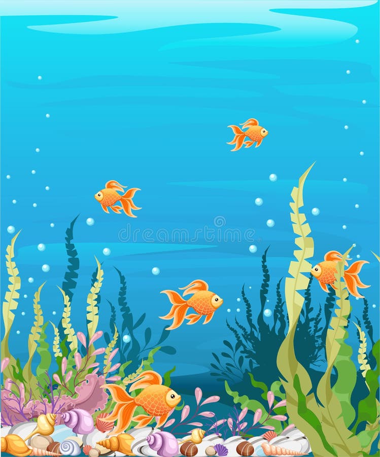 Under the Sea Background Marine Life Landscape - the Ocean and ...