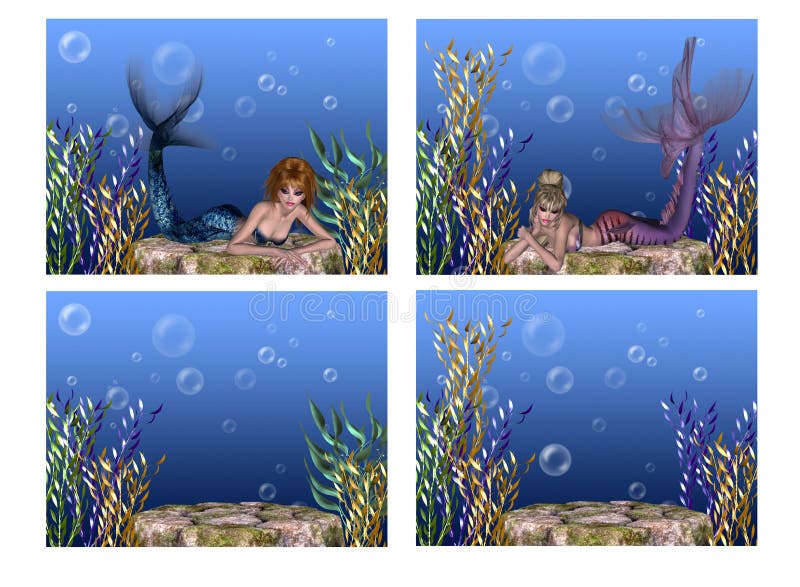 Under the Sea Mermaid Backgrounds