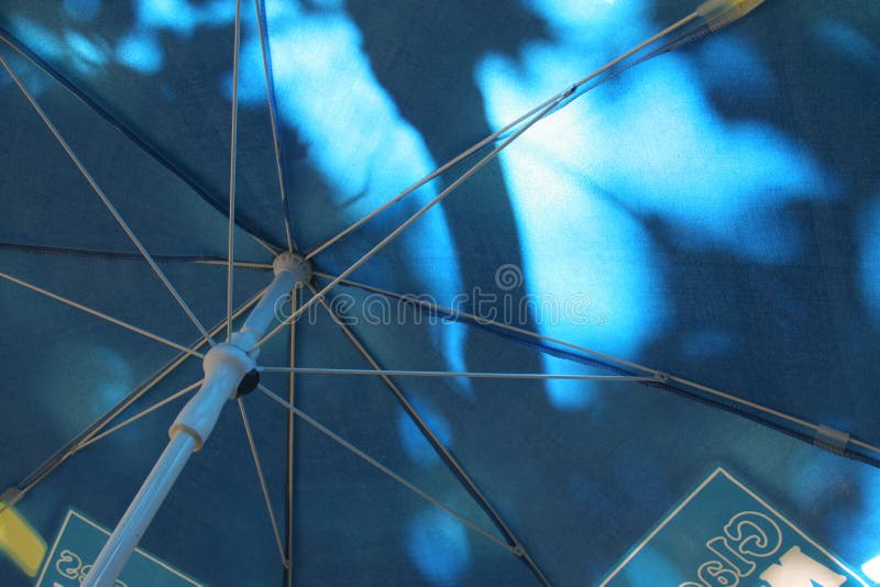 Under the umbrella stock photo. Image of diffuse, blue 5961350
