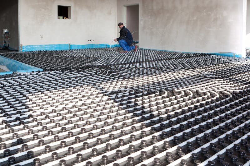 Underfloor heating and cooling royalty free stock photo Underfloor heating and cooling royalty free stock photo