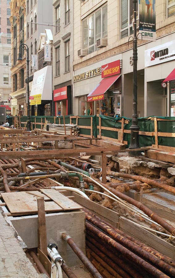 Underground Cables New York City USA Editorial Stock Photo Image of