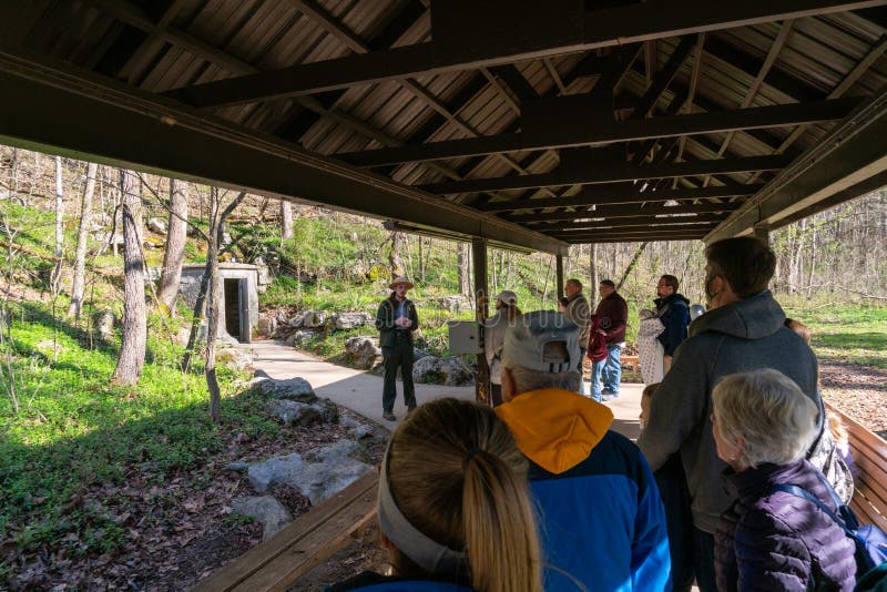 Underground at Mammoth Cave National Park Editorial Stock Photo Image