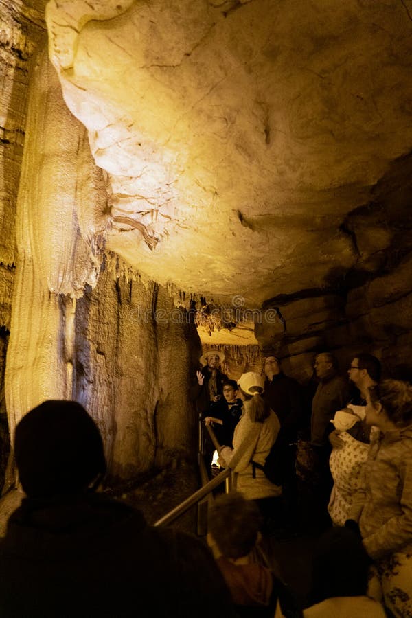 Underground at Mammoth Cave National Park Stock Image Image of caving