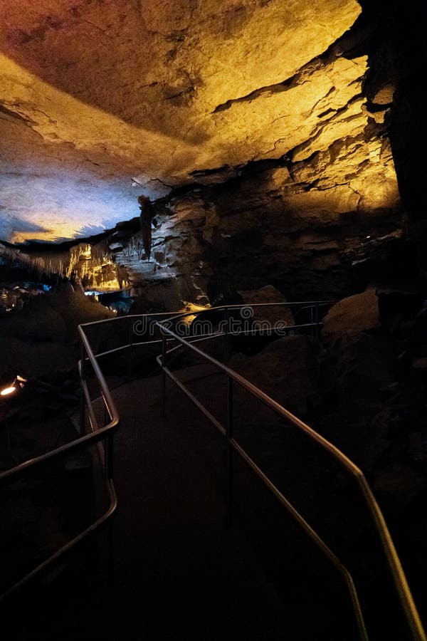 Underground at Mammoth Cave National Park Stock Image Image of flint