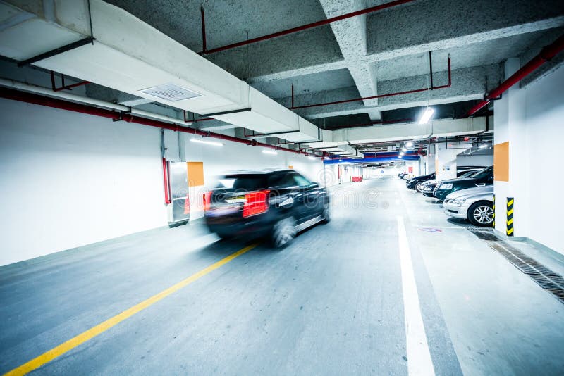 Underground parking garage