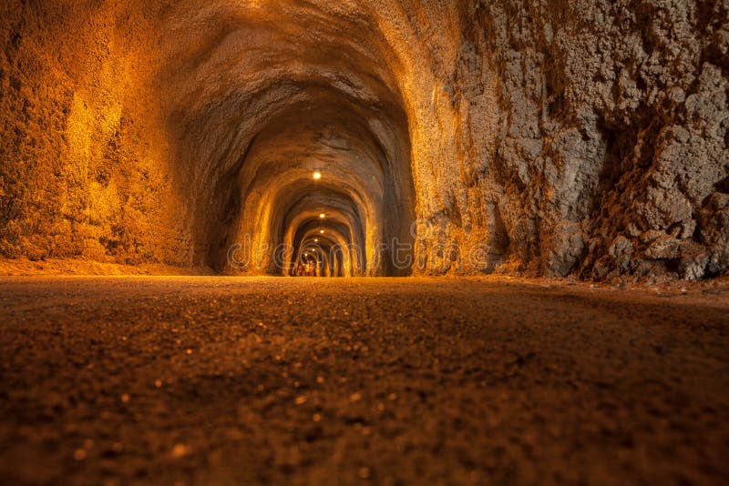 Underground pedestrian tunnel stock image Underground pedestrian tunnel stock image
