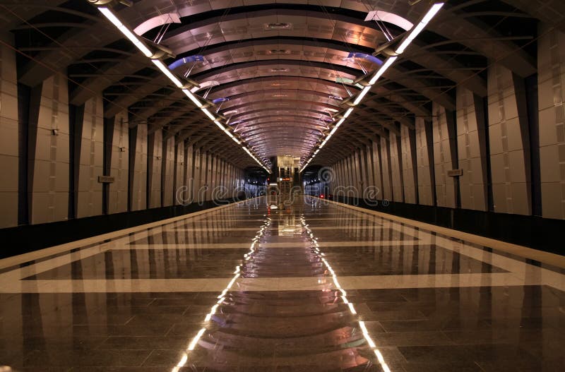 Underground train station